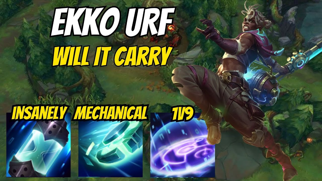 INSANE Mechanical Ekko URF 1v9!! Will It Carry