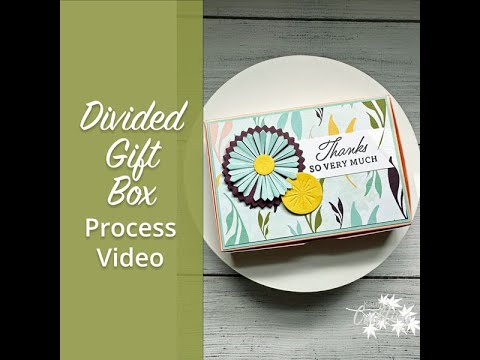Divided Process Box Divided Gift Box Process Video - YouTube