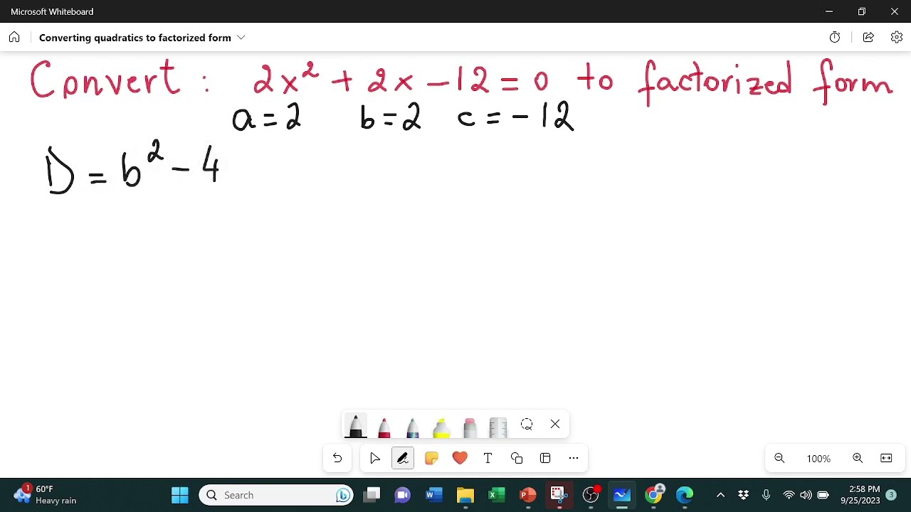 IB MYP4 AWESOME WAY to Convert to Quadratics a Factorized Form 