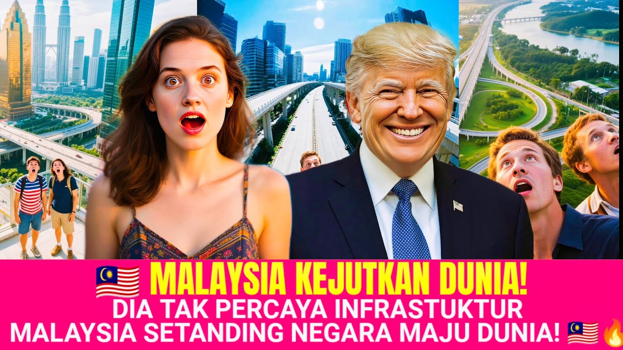 “Netizen Amerika TERDIAM! Trump Tak Percaya Infrastruktur Malaysia Macam Ni! 😳🇺🇸🇲🇾”