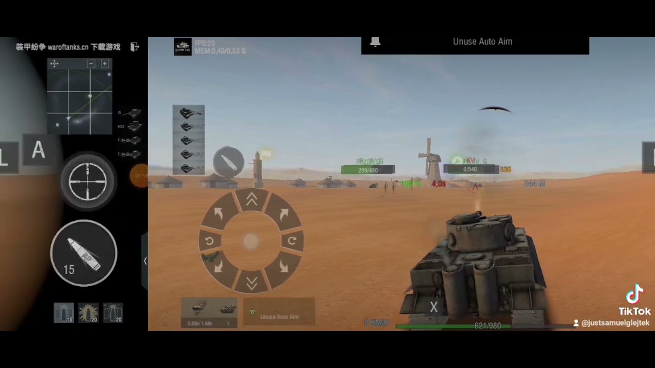 Tiger tank in action version 2 YouTube