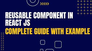 Reusable component in react js