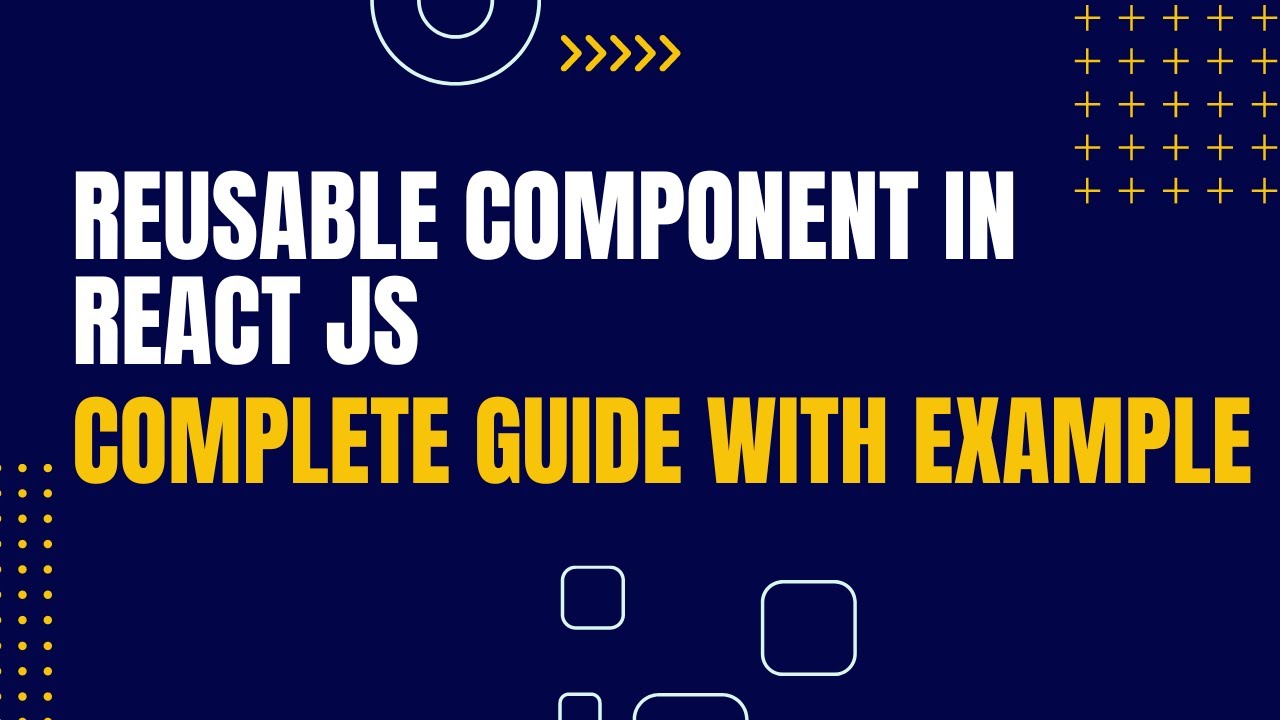 Reusable component in react js - YouTube