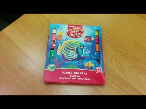 Пластилин 12цв216г Artberry с Алоэ Вера 41763, со стеком