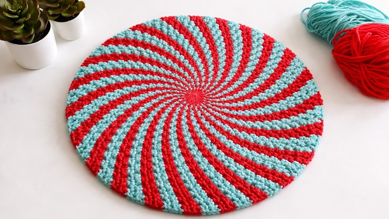 घर बैठे बनाएँ स्टाइलिश वूलन डोरमैट – बिना मशीन ke 🧶✨"