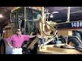 Caterpillar 140h review and walk around 620