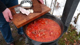 БОРЩ В КАЗАНЕ. КЛАССИЧЕСКИЙ РЕЦЕПТ.