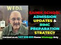 Sainik School Admission Round 5, 6 and Spot Round Updates &amp; RIMC Preparation Strategy in 2026