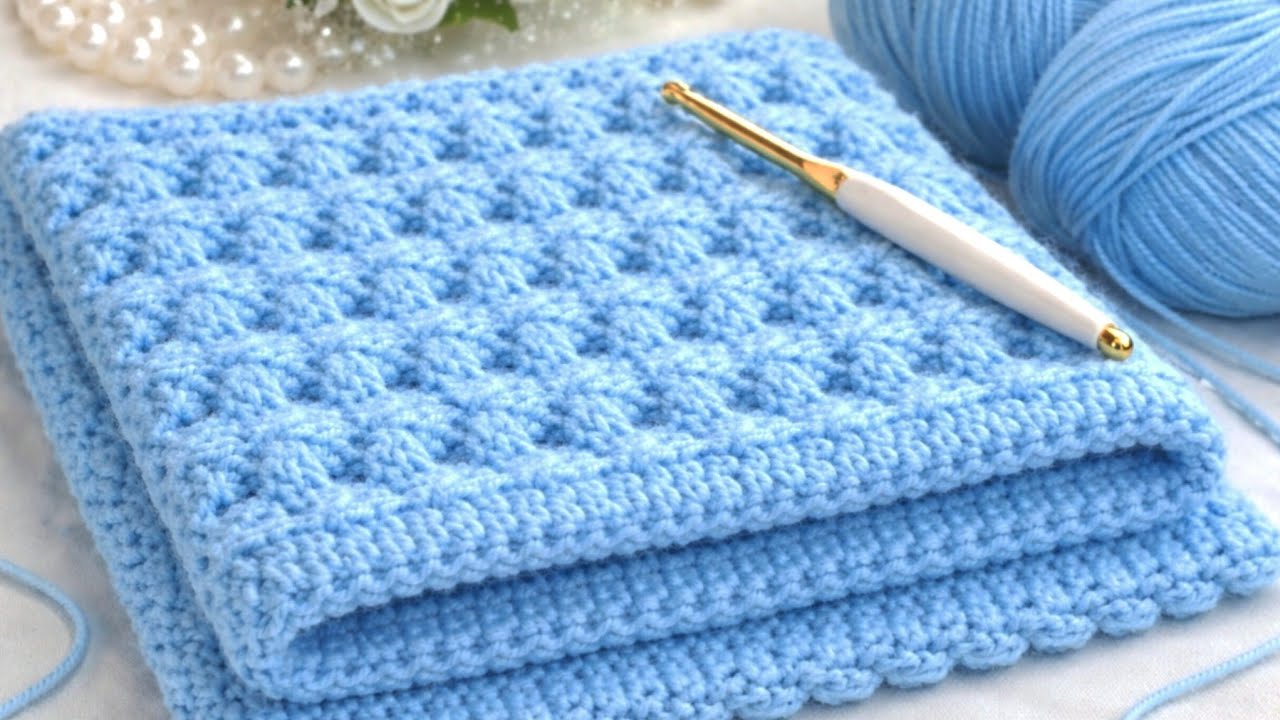 MUST TRY💖This New Design Blanket Stitch Will Take Your Heart/ Easy Crochet Tutorial For Beginners 😍