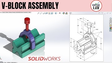 SOLIDWORKS | V-blok modelleren en assembleren | Beginners