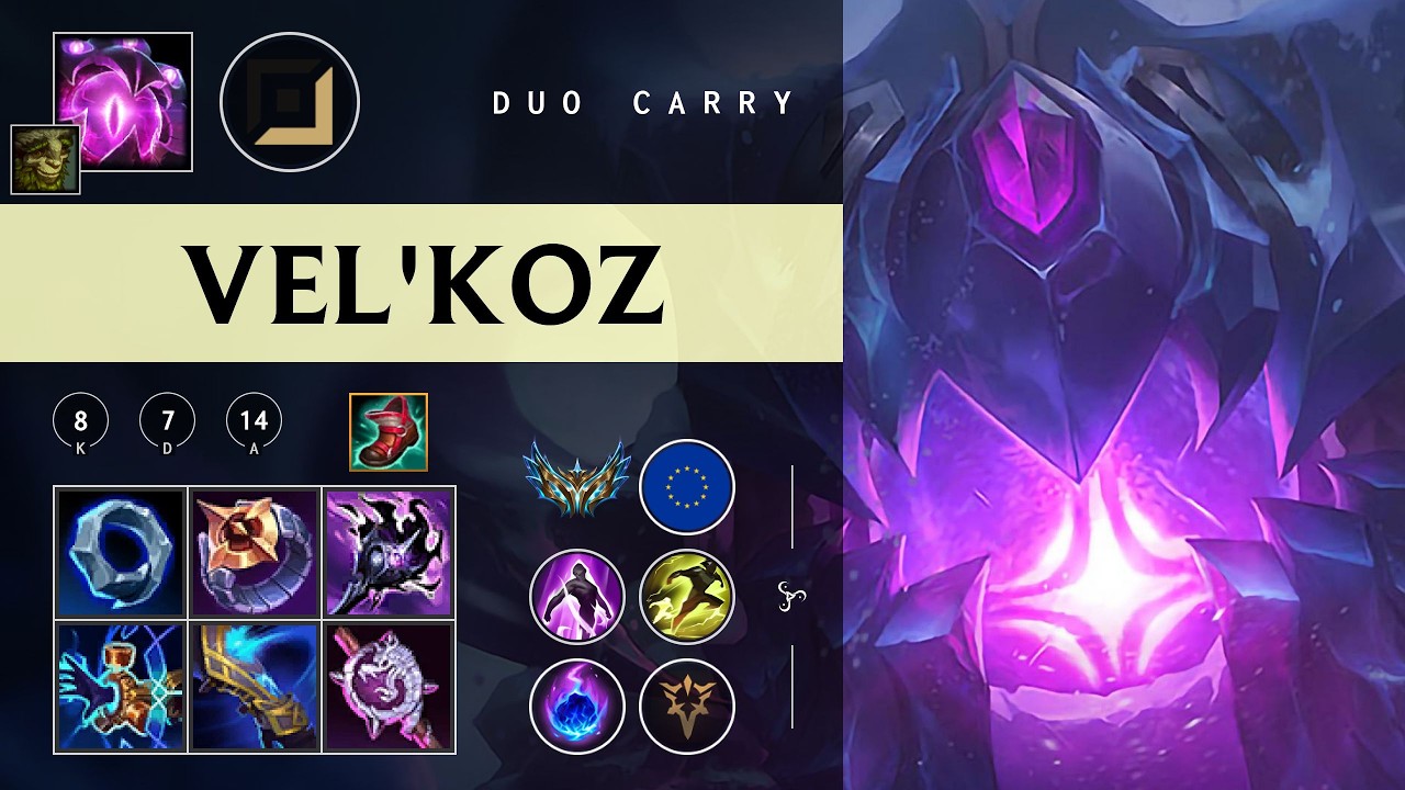 Vel'Koz Carry vs Lucian - EUW Challenger Patch 26.04