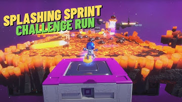 Splashing Sprint - Challenge level run | ASTRO BOT