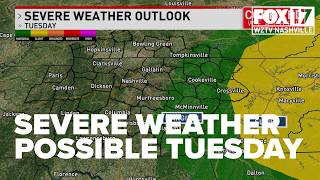 Extreme heat for Monday and Tuesday in Middle Tennessee, possible severe weather