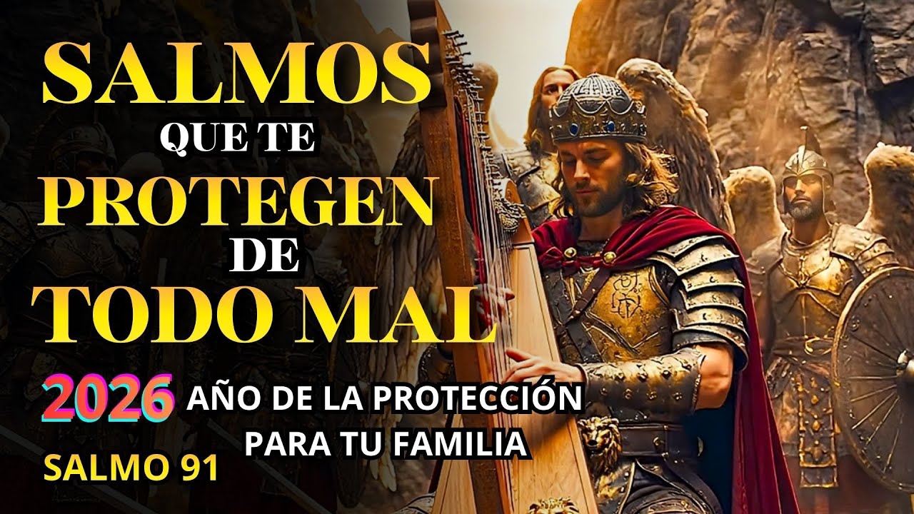 SALMOS PARA PROTEGERNOS DE TODO MAL EN EL AÑO 2026 | Salmos que David ...