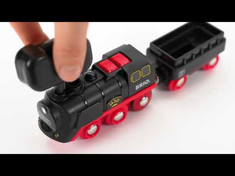 BRIO World - 33884 Battery-Operated Steaming Train