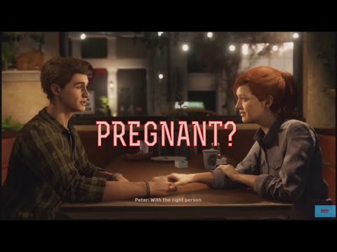Mary Jane Pregnant?- SPIDER-MAN DLC END SCENE - YouTube
