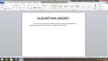 Kodlamaya Giriş !  #Algoritma Nedir? #Algoritmaya Örnekler