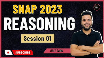 SNAP 2023 | Score Booster | Logical Reasoning Session 01 | Udit Sir