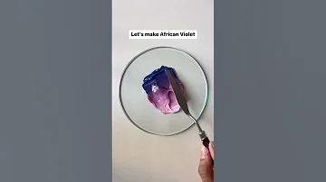African Violet Paint Mixing Tutorial Color Mixing QuinnsArte Shorts Painting Paint 