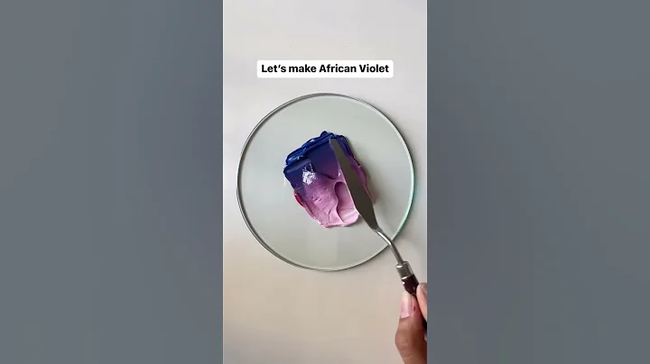 African Violet✨ | Paint Mixing Tutorial | Color Mixing | QuinnsArte | #shorts #painting #paint - DayDayNews
