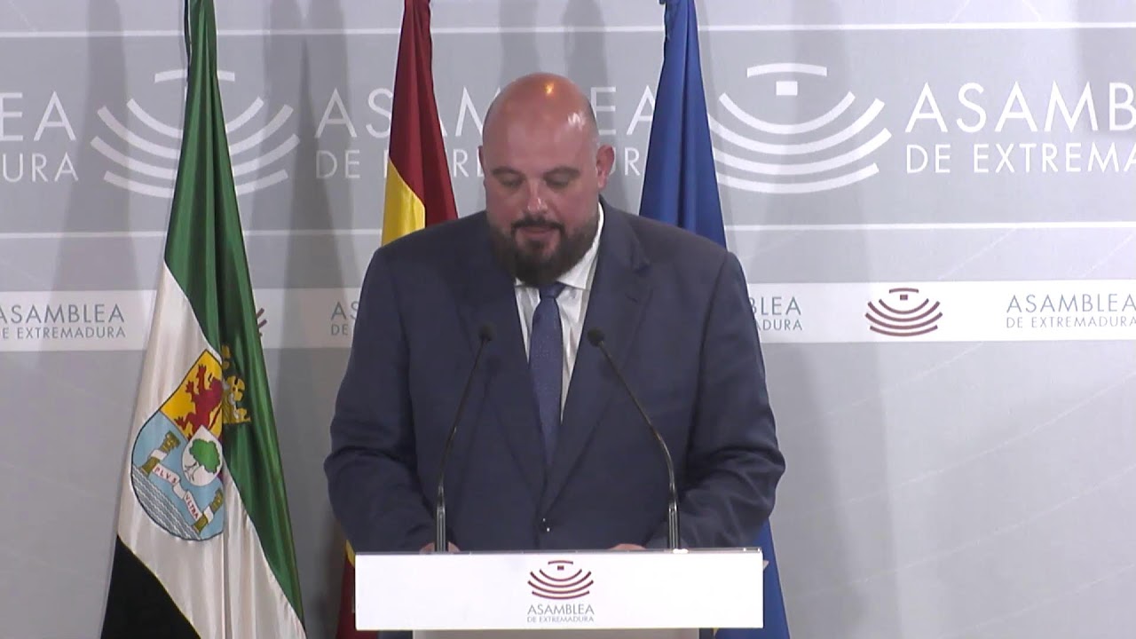 El presidente de la Asamblea, Manuel Naharro, ofrece una rueda de prensa 10/02/2026