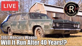 LIVE Forgotten 1967 Mercury Commuter Wagon | Will It Run After 40 Years? | RESTORED