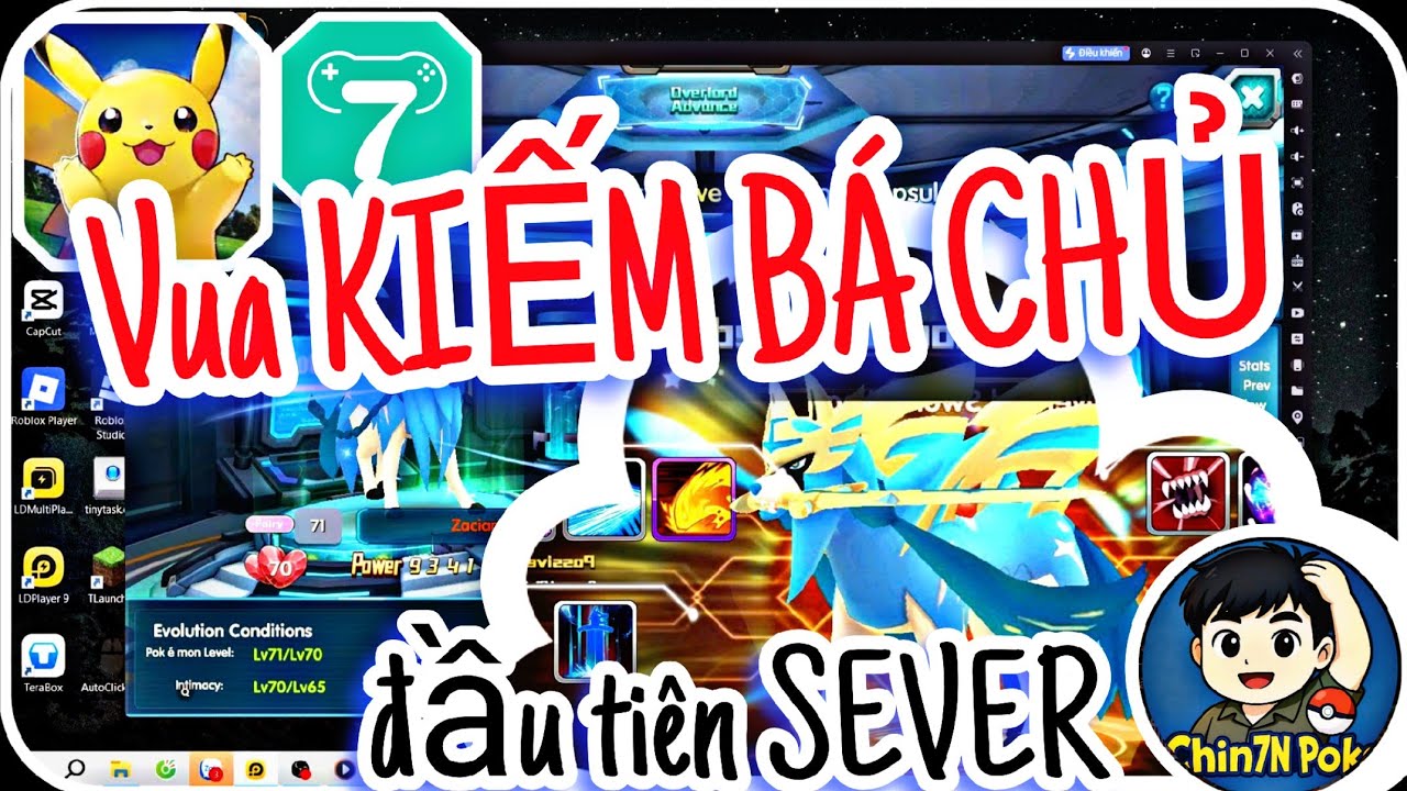 [x7Game POKELAND LEGENDS] #7 anh NÔNG DÂN 🔥, TRIỆU HỒI - TIẾN CẤP ZACIAN BÁ CHỦ ĐẦU TIÊN SEVER 🔥💤💤