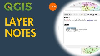 QGIS - Add Layer Notes