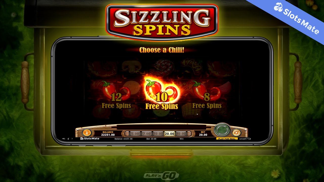 Sizzling Spins Slot by Play n’ Go Gameplay (Mobile View)