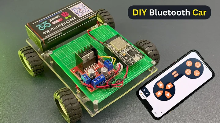 DIY ESP32 Bluetooth Car | Control with iPhone & Android App