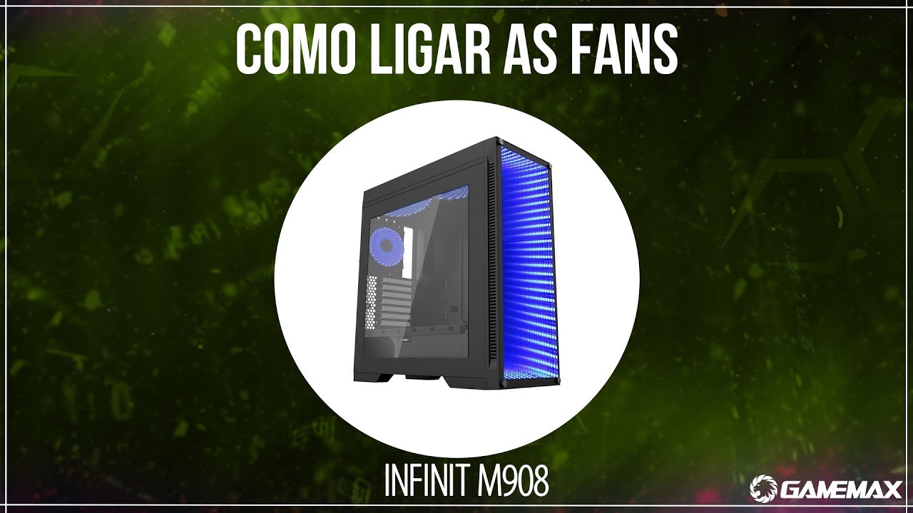 GABINETE INFINIT GAMER M908 GAMEMAX PRETO