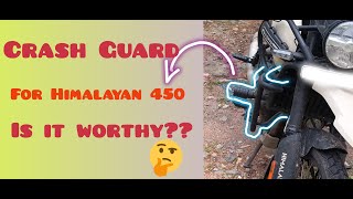 Himalayan 450 Crash Guard installation|| is it worthy ❓❓❓ 🤔 || MOTOTORQUE