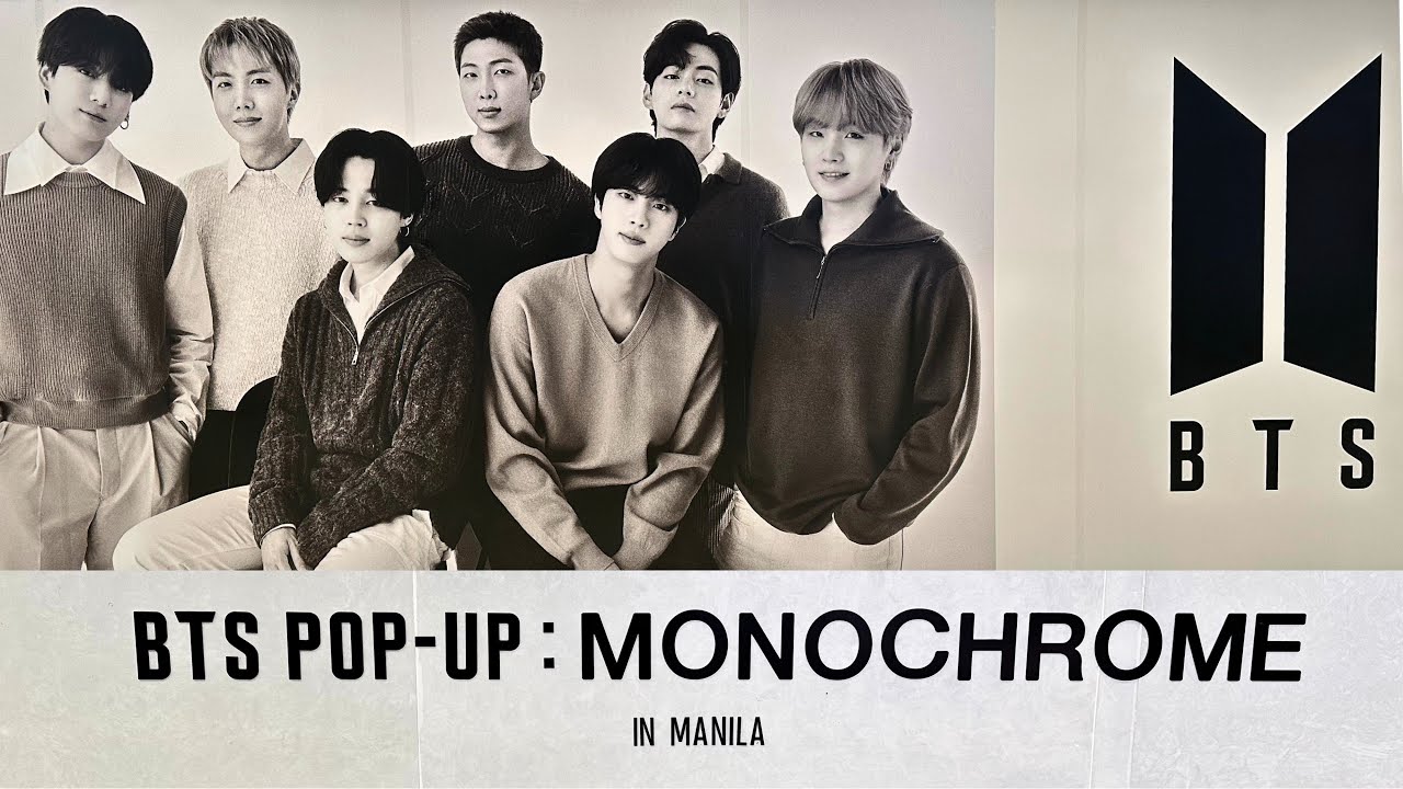 BTS POP-UP MONOCHROME グッズ購入品紹介！限定アイテムレビュー