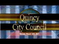 Quincy City Council: March 15, 2021