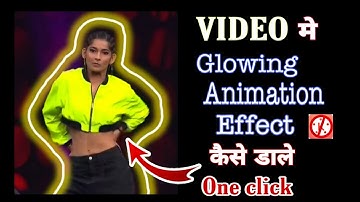 How To Edit Scribble Glowing Effect Video On Android | One Click Edit