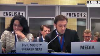 OSCE HDIM 2017 work session 6 Amicarelli