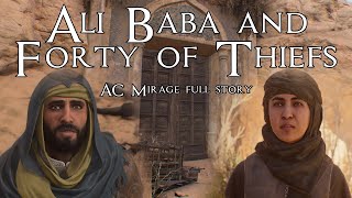Whole Story of Ali Baba and The Forty Thieves quest in Assassin's Creed: Mirage (ALL CUTSCENES)