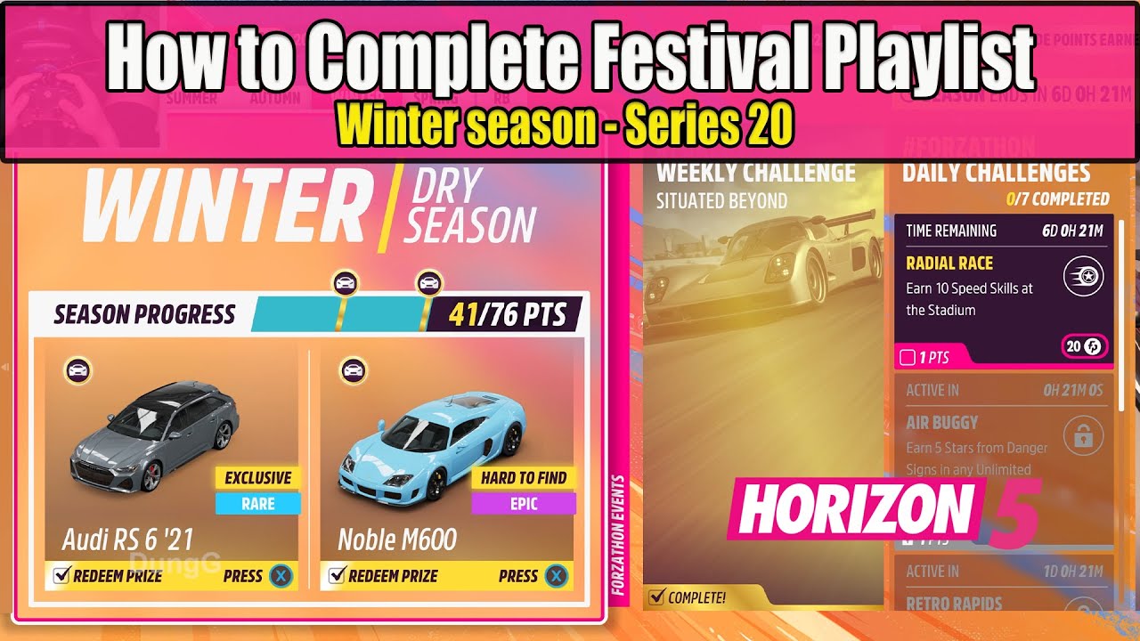 High Performance: Forza Horizon 5 Series 20 High Performance