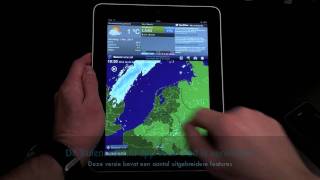 Buienradar.nl applicatie voor iPad screenshot 2