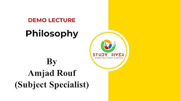 Philosophy with Amjad Rauf (Demo Class)