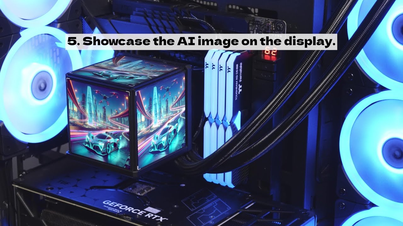 MINECUBE 360 Ultra ARGB Sync AIO Liquid Cooler - Snow Edition