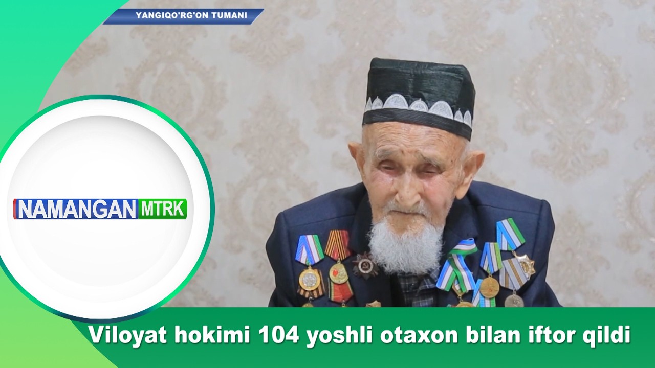 Viloyat hokimi 104 yoshli otaxon bilan iftor qildi Namangan axboroti | (25.02.2026)