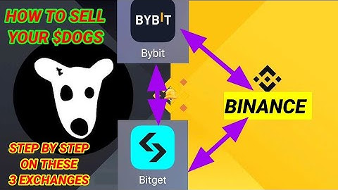 HOW TO SELL YOUR $DOGS TOKEN ON BYBIT, BITGET & BINANCE; STEP BY STEP GUIDE.
