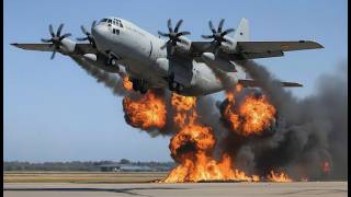 US Air Force 2026 Emergency Takeoff! US Air Force C-130J