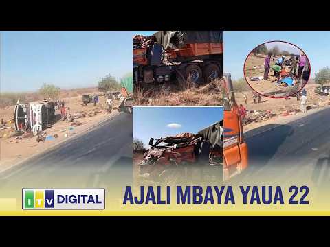 TAZAMA!!!! AJALI MBAYA YA BASI LA KANISA NA LORI ILIVYOACHA MAUMIVU KENYA /MIILI YATOLEWA VIPANDE