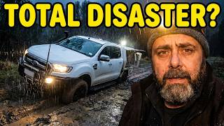 Outdoors, Hunting, Rain, Snow, Mud, Camping and A Stuck Truck