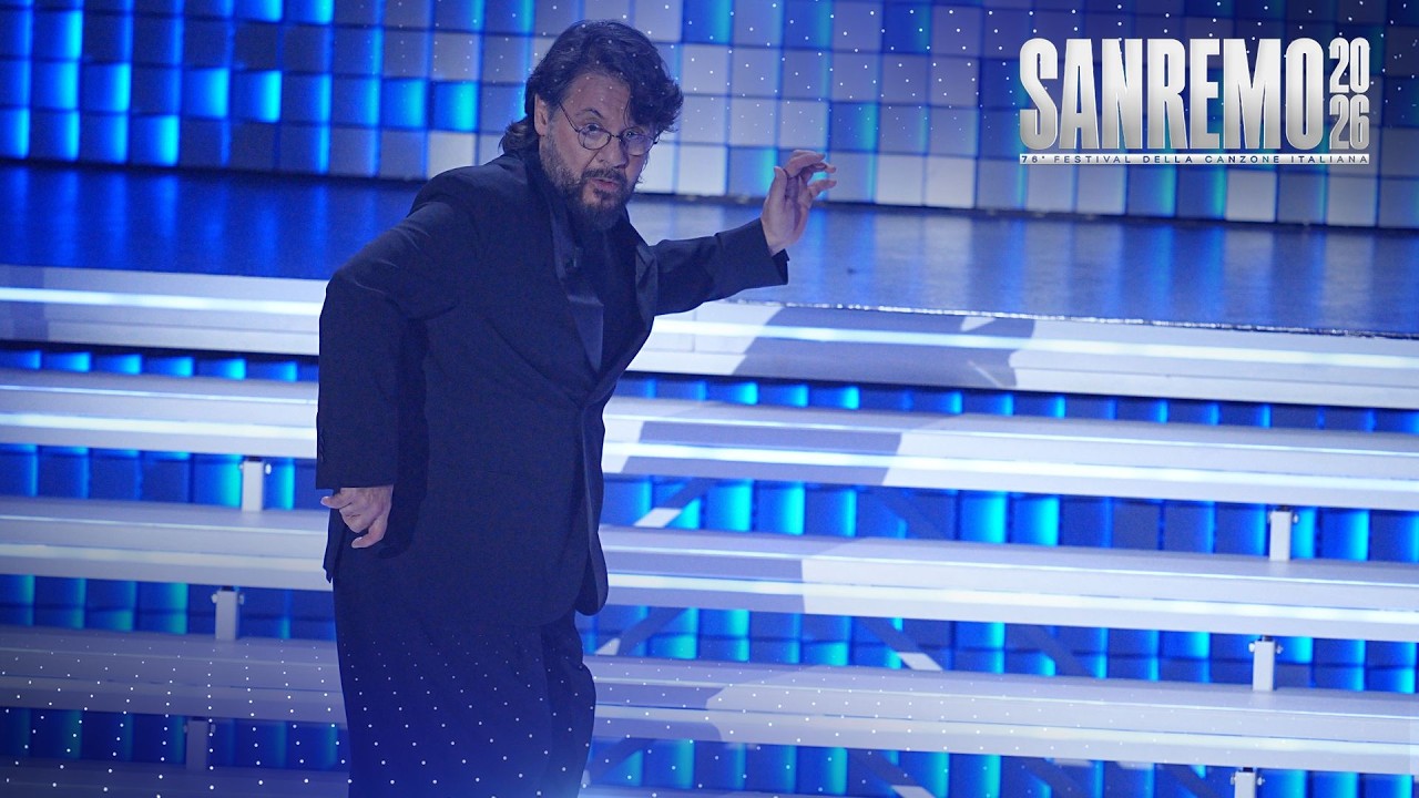 Sanremo 2026 - Lillo sul palco del Festival
