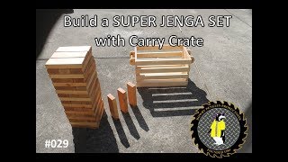 You too can build a super jenga yard game!! built this set as
commission out of some straight i could find 2 x 4’s. the crate is
from 1x pine material i...