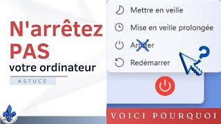 N'Arrêtez PAS votre ordinateur. Voici pourquoi