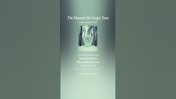 Thumbnail of The Moment We Forgot Time